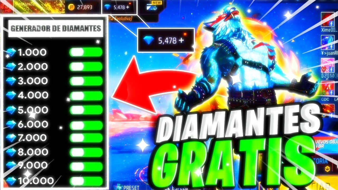 como puedo obtener diamantes gratis en free fire