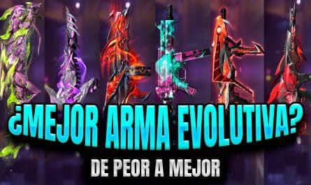 cual es la mejor arma evolutiva en free fire