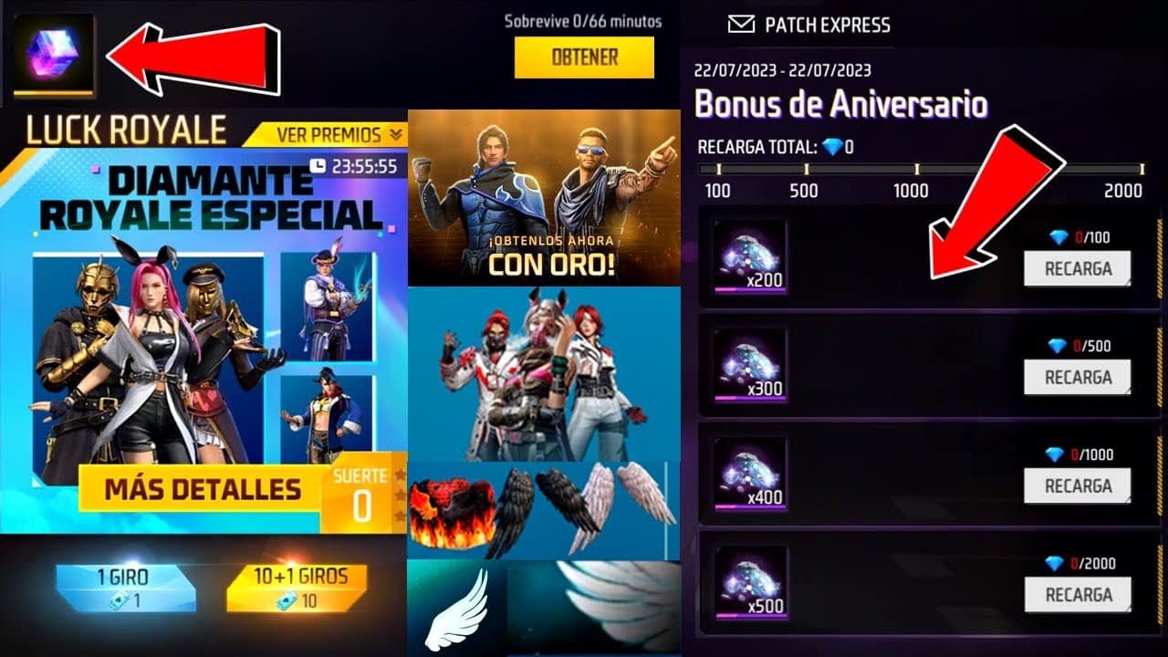 descubre los eventos especiales para conseguir diamantes en free fire aumenta tu coleccion en el juego mas popular